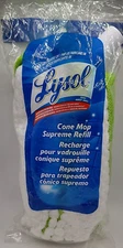 Lysol Cone Mop Refill Antimicrobial Green & White For 55094M NEW