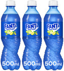 3 FANTA SHOKATA Zero Elderberry & Lemon Flavor Sparkling Drink Lemonade 500ml