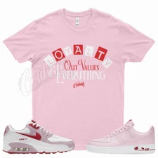 Pink LOYALTY T Shirt for N Air Force Low Rose Pink Red Valentines Day Max 90