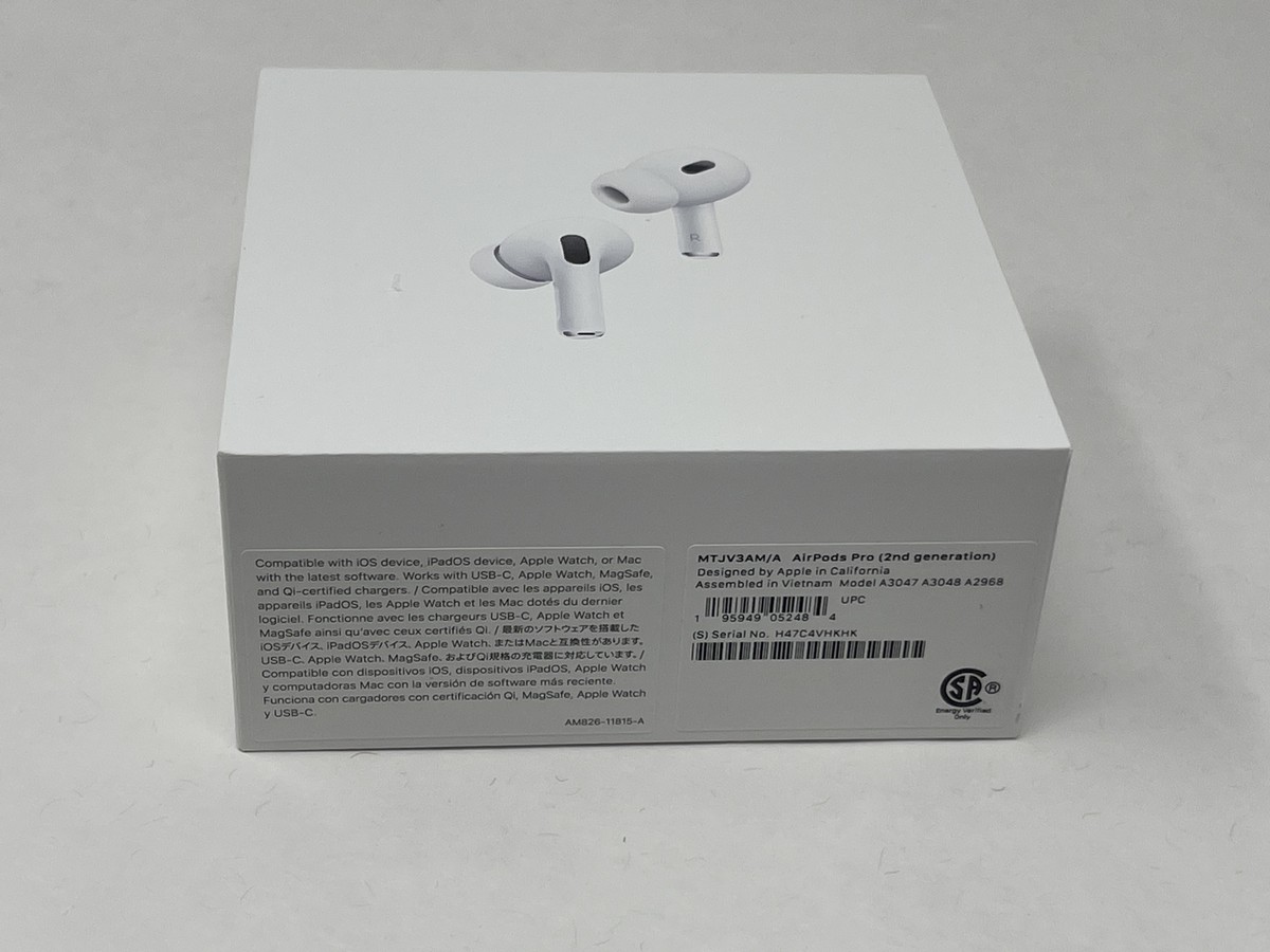 Apple Airpods Pro 2nd Gen With MagSafe Case USB-C MTJV3AM/A