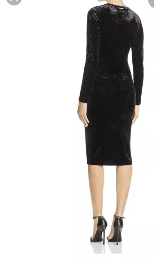 Michael kors crushed velvet dress cheap