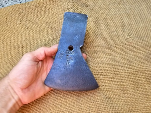 RARE VINTAGE AXE HEAD AUGUST HELSPER HELKO WERK ANTIQUE LOGGING SPLITTING - Picture 2 of 15