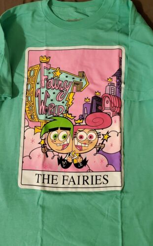 T-Shirt The Fairly Odd Parents Feen Fee Welt grünes T-Shirt VN1878 - Bild 1 von 3