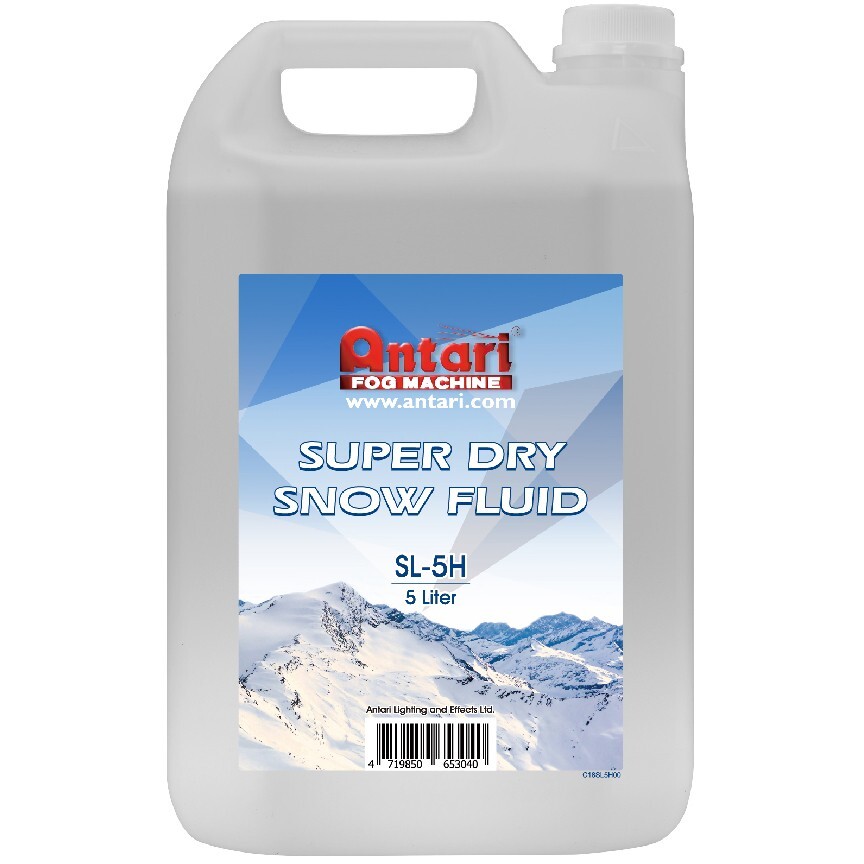 4 x Antari SL-5H Super Dry Snow Fluid 5L fluid Snow Machine Stage Theatre film
