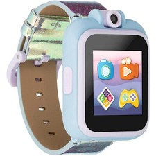 PlayZoom 2 Kids Girls Smartwatch - Light Blue with Holographic Band