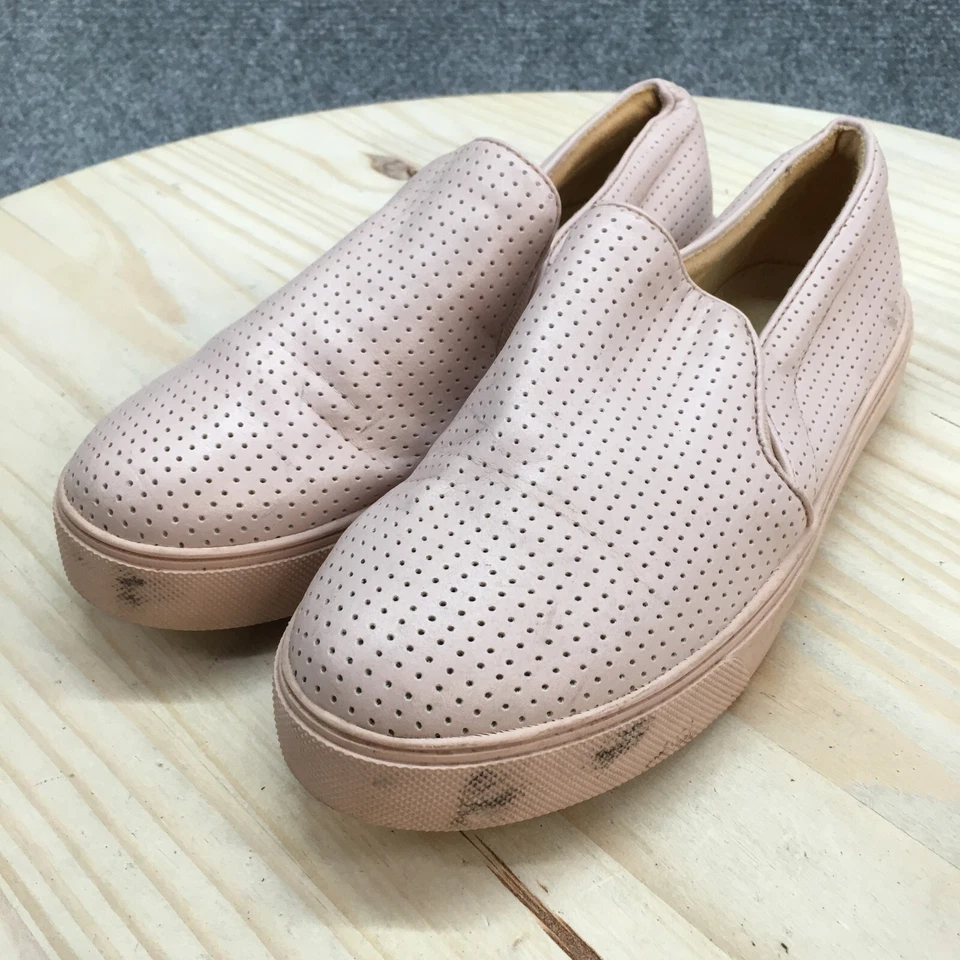 Zapatos Aldo Para Mujer 6 Perforados Sin Cordones Pisos Mocasines Cuero Rosa Informal Cómodo Foto 3 de 4