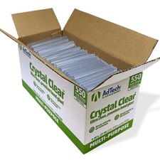 AdTech Hot Glue Sticks, 4 Inch Mini Size, Clear (550 Sticks) | 4 inch, 0.06 per gallon