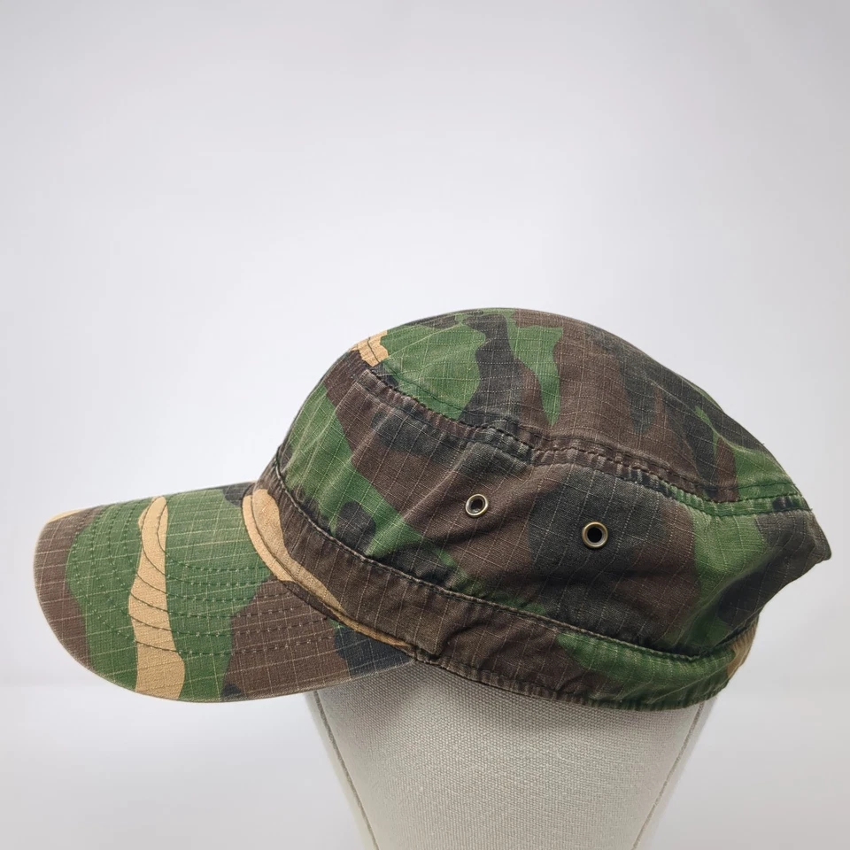 Antigua Gorra Azul Marino Ajustada Cadete Ejército Multicolor Talla Única Ligera Camuflaje en Blanco Foto 3 de 4