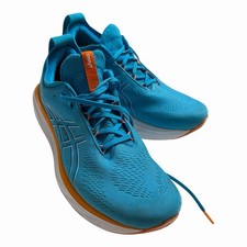 Asics Gel Nimbus 25 Mens Running Shoes Size 11 Island Blue Peach 1011B57.400 Asics Gel Nimbus 25 - Island Blue - Sun Peach – Fit2Run main image 3