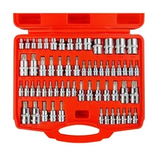 WETT Master Torx Bit Socket and External Torx Socket Set, 60-Piece ... Fast Ship