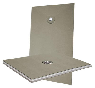 LATICRETE Hydro BAN PRE-SLOPED Shower PAN 38'' X 66'' PVC Off-Center Drain- NEW