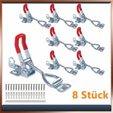 8x Spannverschluss Kistenverschluss Kappenschloss Knebelklemme Kniehebelspanner