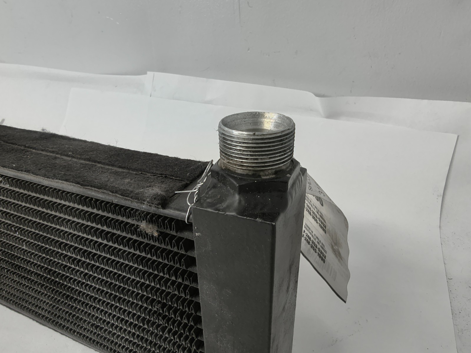 2004 - 2008 Lamborghini Gallardo Engine Oil Cooler Radiator 07L117015B OEM