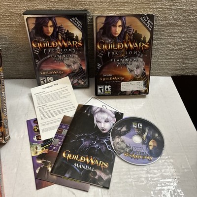 Guild Wars Factions Platinum Edition PC DVD-ROM Game CIB Complete WORKS