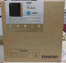 QNAP TS-464-8G-US 4-Bay Diskless Storage System TS-464-8G-US
