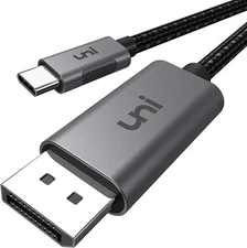 uni USB C to DisplayPort Cable for Home Office (4K@60Hz, 2K@165Hz)6ft