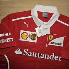 *BNWT* Scuderia Ferrari F1 Team 2017 Red Shirt Size M Official Merchandise