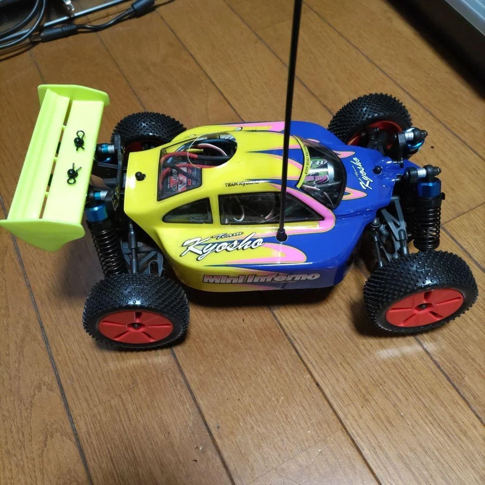Kyosho Mini Inferno 1/10 RC Car Kit with Used ESC Spare Parts Modified - Image 2 of 4
