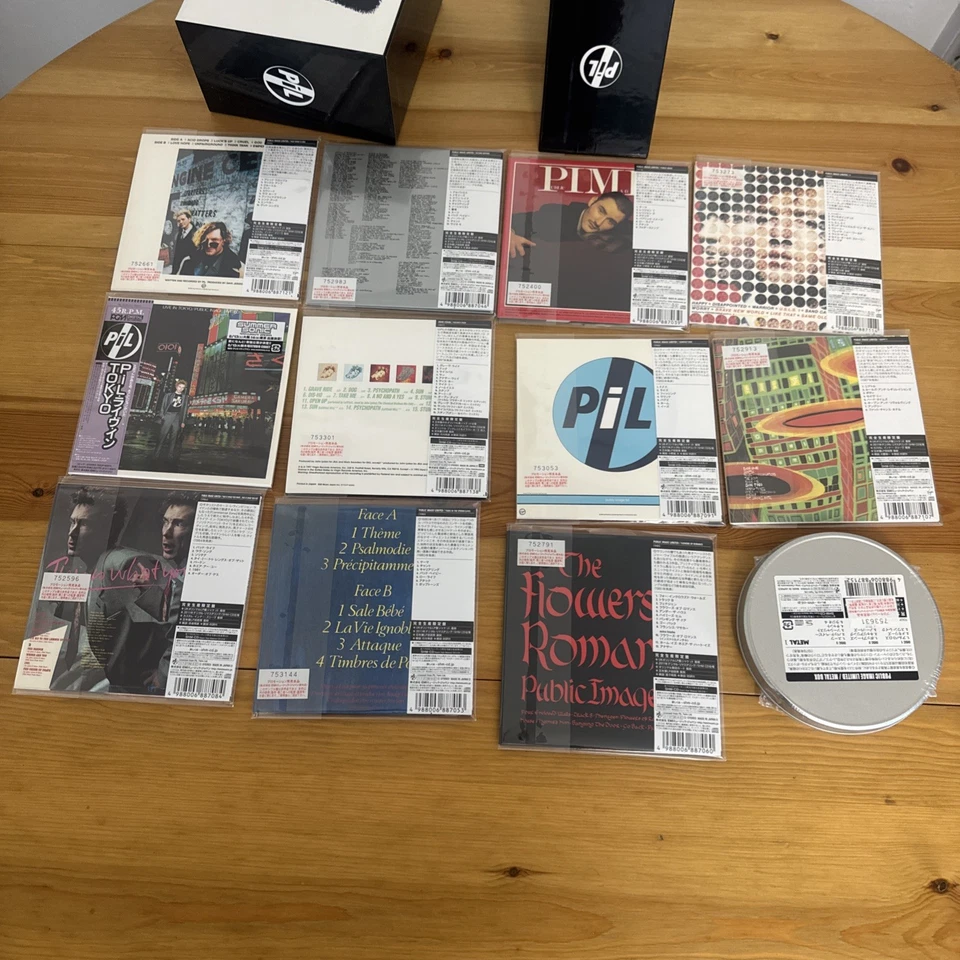 Public Image Ltd - Mini LP SHM-CD 12 Titles Set + Promo Box Paper Sleeve Obi JPN Foto 3 de 4