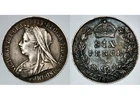 1893 Victoria Sixpence — photo from another recent sale