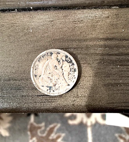 Seated Liberty Half Dime 1862 Civil War Date