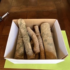 Lot morceaux de bois brut buis supports vierges tournage, loisirs créatifs