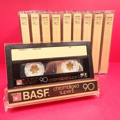   10x BASF CR-S II 90 chromdioxid super | IEC 2 | Kassetten Cassettes | 1982  