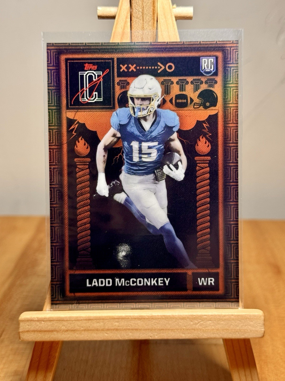 2024 Topps Signature Class Odyssey Ladd McConkey SSP Case Hit Chargers RC