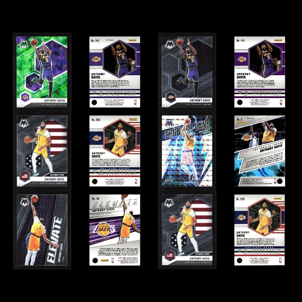 Lote (126) Tarjetas de baloncesto Panini Mosaic novatos/insertos/paralelas/numeradas Foto 3 de 4