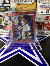 Panini 2025 Prizm WNBA Kalani Brown Red Pulsar Prizm #55 /299 Phoenix Mercury