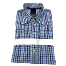 Tailored Byrd Men's Shirt Std. Collar Size L 16 1/2 34 100 Cotton