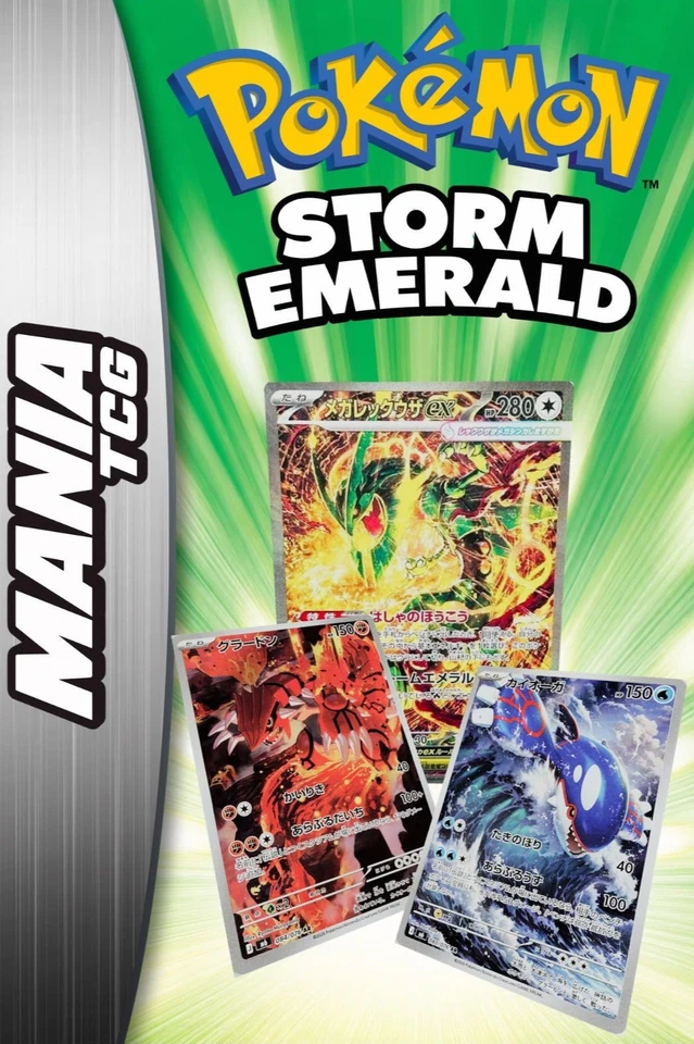English Rip n Ship Packs & Storm Emeralda Booster Boxes - with Glenn