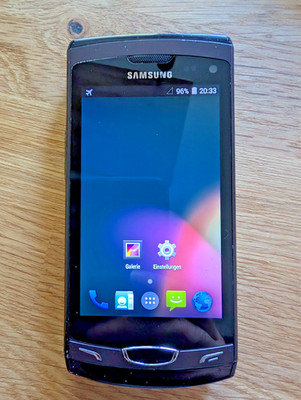 Samsung  Wave II GT-S8530 - 2GB - Ebony Gray Smartphone  (Android OmniROM)