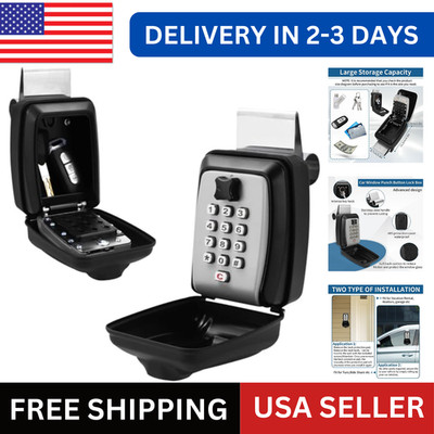 Car Window Lock Box Key Safe Punch Button for Ride Share Turo Get Around USA...