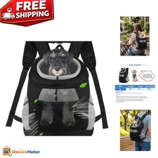 Breathable Dog Backpack Carrier for Small Dogs - Safe and Stylish Outdoor Travel