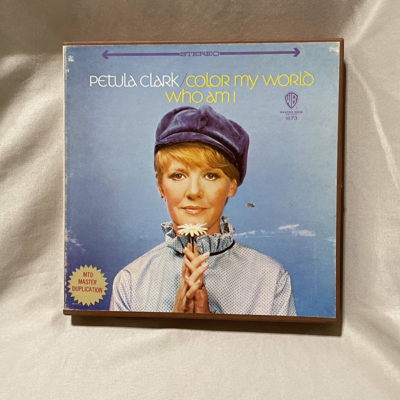 Petula Clark Color My World Who Am I Reel To Reel Tape 4-Track 3.75 IPS Tested