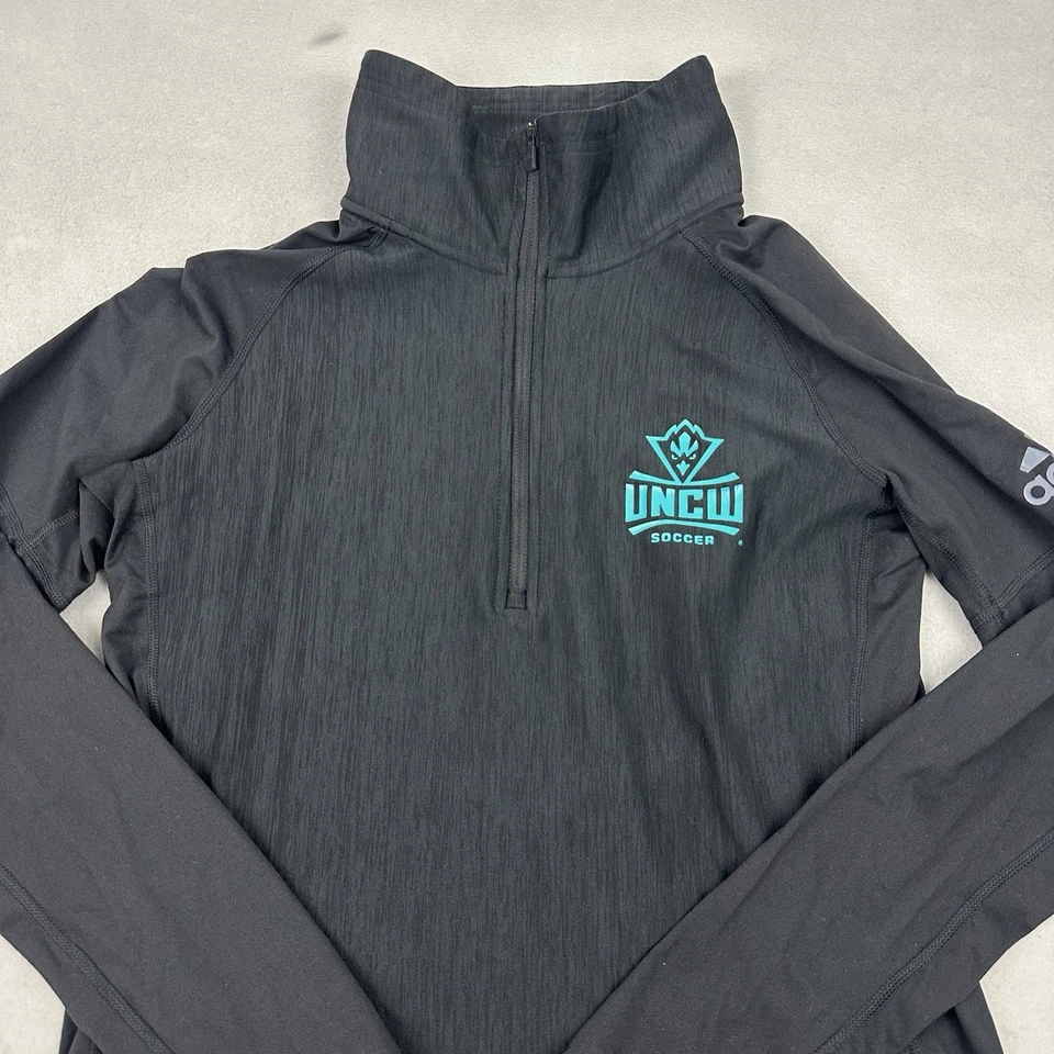 UNC Wilmington Seahawks Chaqueta Mujer Grande Azul Adidas Climalite Pullover UNCW L Foto 2 de 4