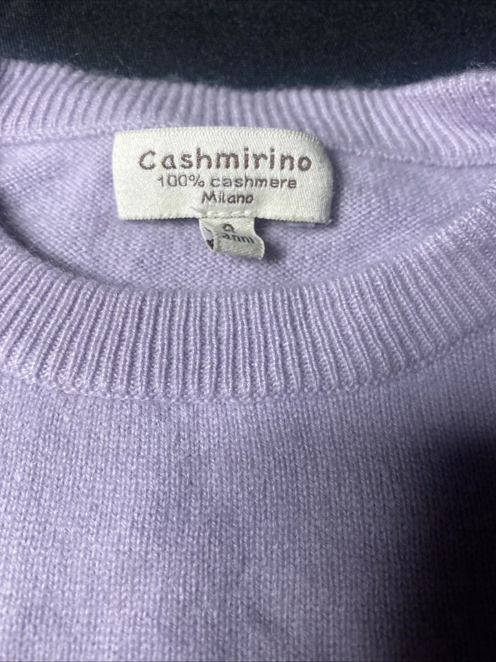 Cashmirino 100% Cashmere Children’s Long Sleeve Sweater Size 8 - Image 2 of 4