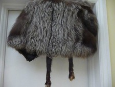Vintage silver fox fur stole