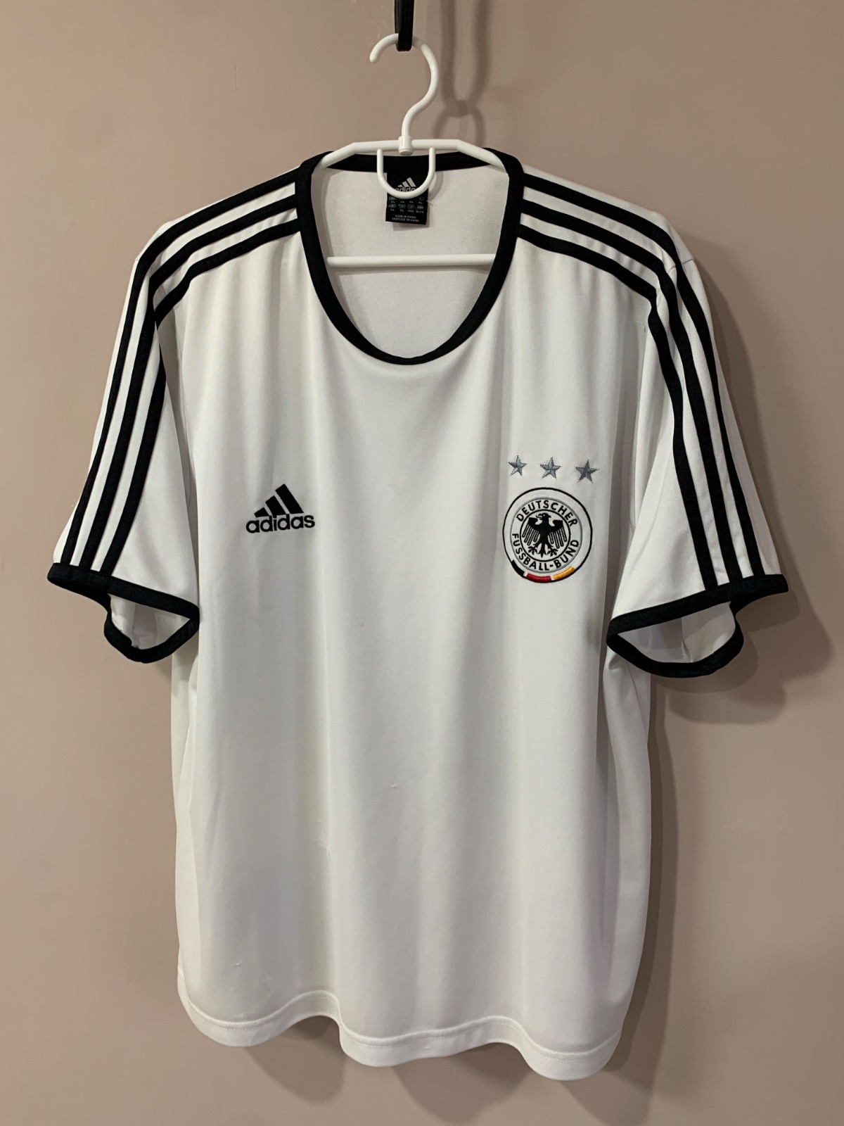 Germany 2004 Training Football Shirt Adidas Vintage Soccer Jersey Size XL
