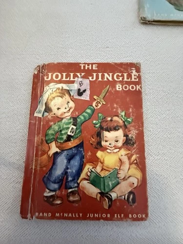 Children’s Vintage “The Jolly Jingle Book” Rand McNally Elf Book