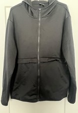 Z By Zella Adult Mens XL - Full Zip Hoodie Jacket - Black - New With Tags