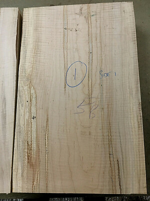 Fiddleback Ambrosia Maple Electric Bass Guitar One Piece Body Blank 535 555mm Ebay