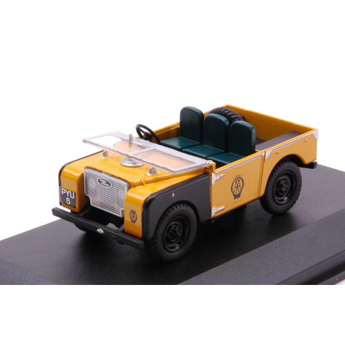 LAND ROVER AA 80 INCH YELLOW 1:43 Oxford Auto Stradali Die Cast Modellino - Imagen 2 de 3