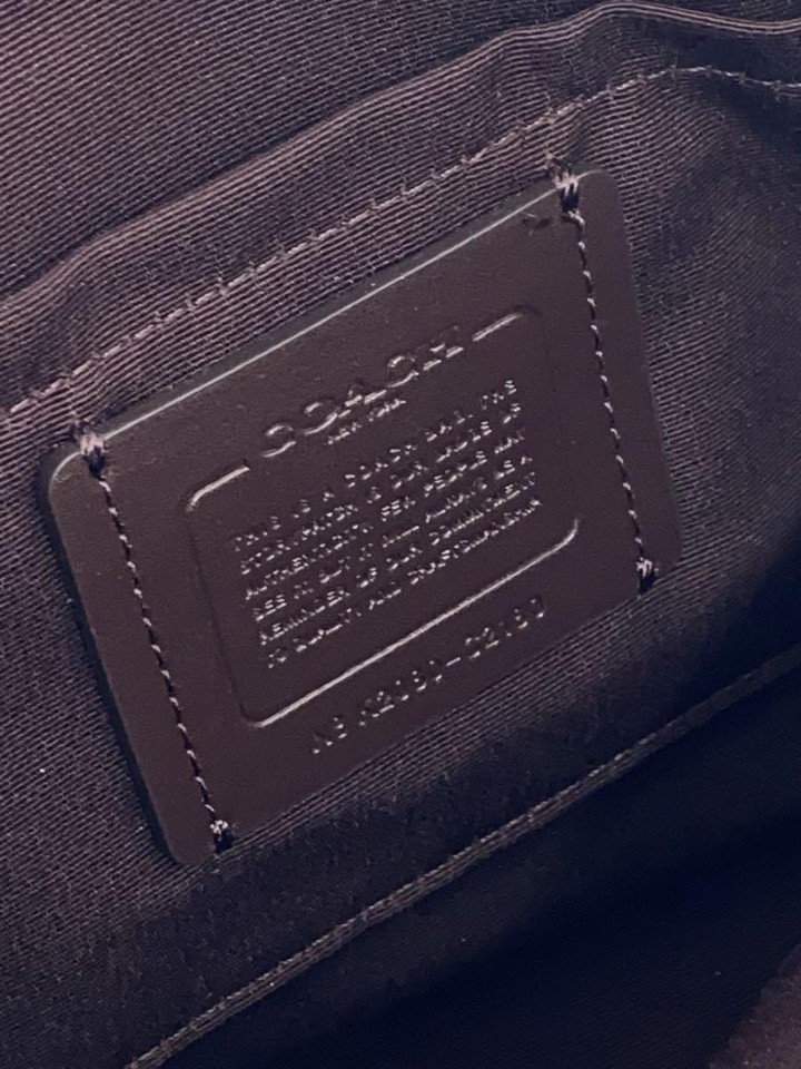 COACH Red Leather Patterned Shoulder Bag K2080 C2180 eBay