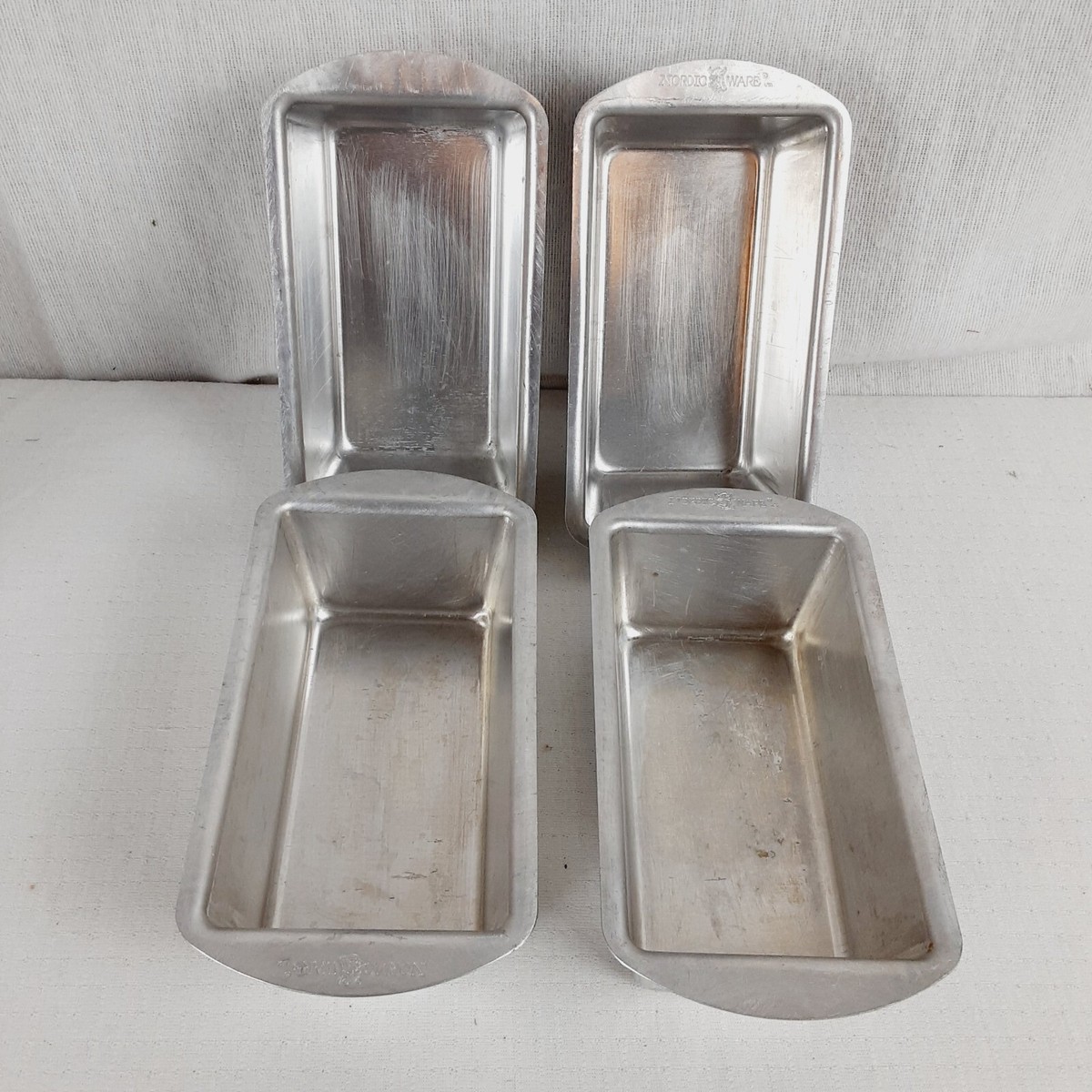 Nordic Ware Mini Loaf Aluminum Pans Vintage Nordic Ware Non-stick