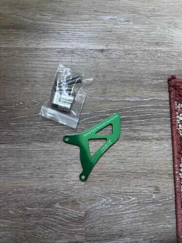 Protector de cadena cubierta de piñón delantero CNC para KAWASAKI KX250F 2006-2016 Foto 3 de 4