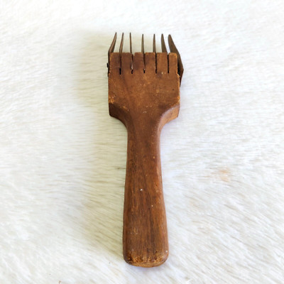 1930s Vintage Primitive Handgefertigt Holz Tier Scratcher Dekorativ Selten W443