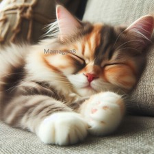 Digital Image Picture Photo Wallpaper Background Desktop Art AI Pic Cute Cat