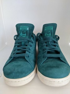 adidas stan smith green suede
